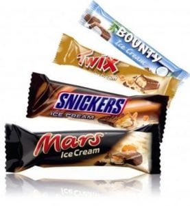 Mars diversifieert naar ijsjes